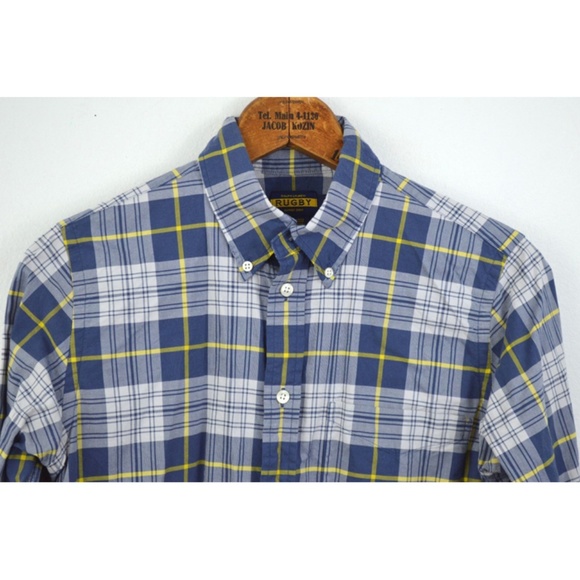 Ralph Lauren Tops - Ralph Lauren Rugby Plaid Long Sleeve Shirt Sz 8